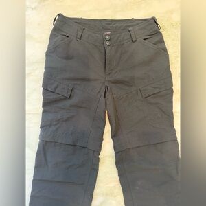 The North Face Women's Dark Gray Cargo Pants - Size 4